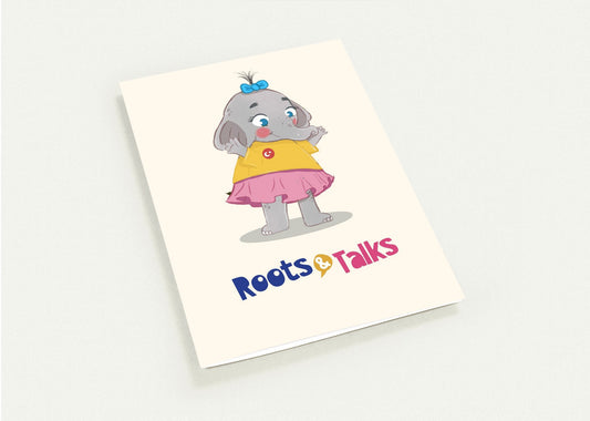 Filiz Elephant Greeting Cards, Pack of 10, Roots & Talks - greeting card photo 1