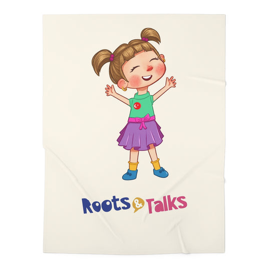 Ela Character Baby Swaddle Blanket, Roots & Talks - product photo 1