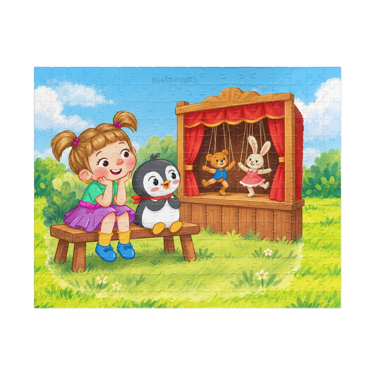Puppet Show with Pingucan Jigsaw Puzzle, Roots & Talks - product photo 1
