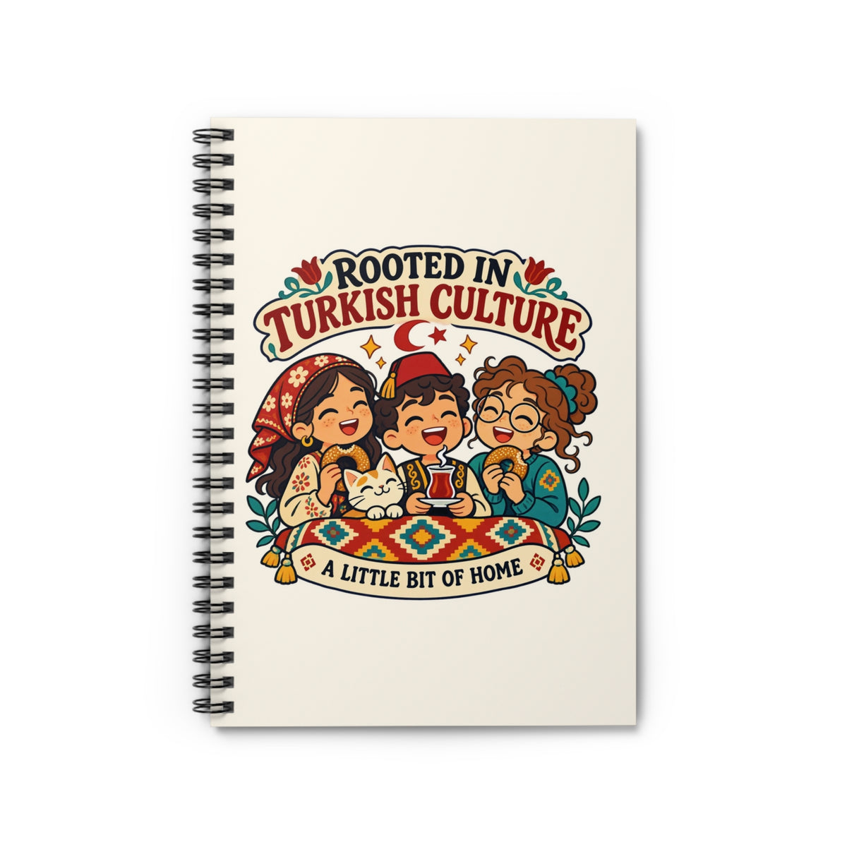 Rooted in Turkish Culture Spiral Notebook, Roots & Talks - product photo 1