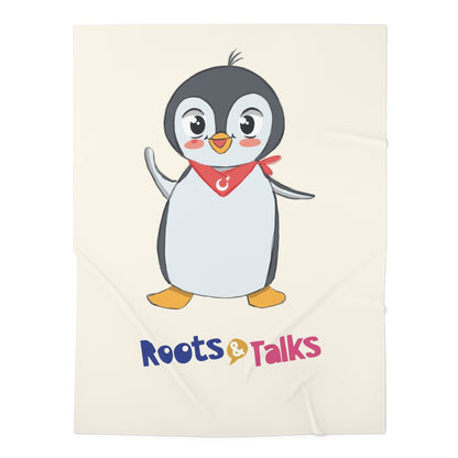 Pingucan Penguin Baby Swaddle Blanket, Roots & Talks - product photo 1