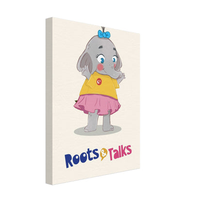 Filiz Elephant Canvas Print, Roots & Talks - canvas photo 5