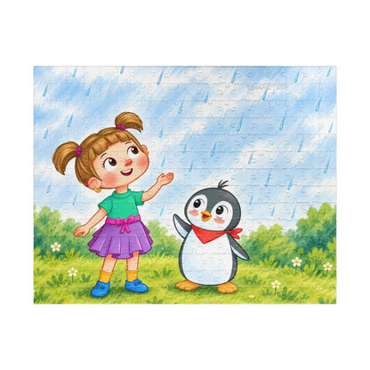 Rainy Day with Pingucan Jigsaw Puzzle, Roots & Talks - product photo 1