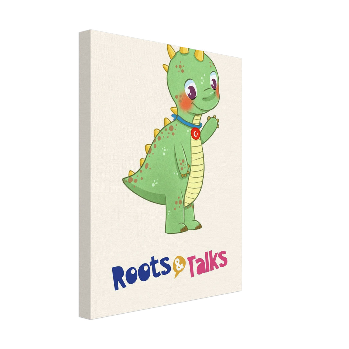 Dino Dinosaur Canvas Print, Roots & Talks - canvas photo 5