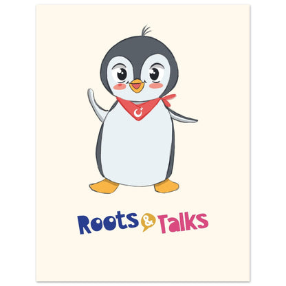 Pingucan Penguin Portrait Poster, Roots & Talks - poster photo 5