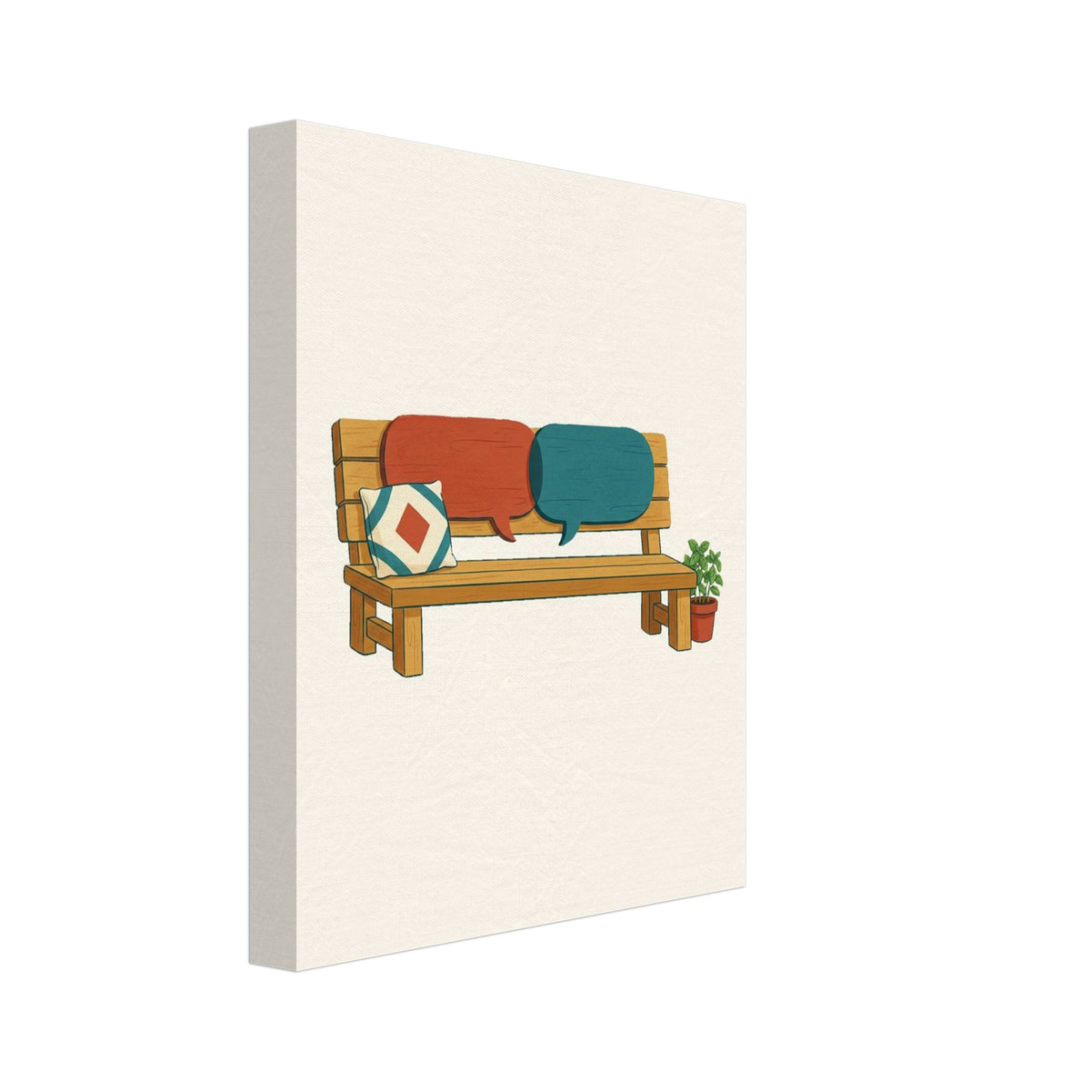 Room for One More Word Canvas Print, Roots & Talks - canvas photo 3