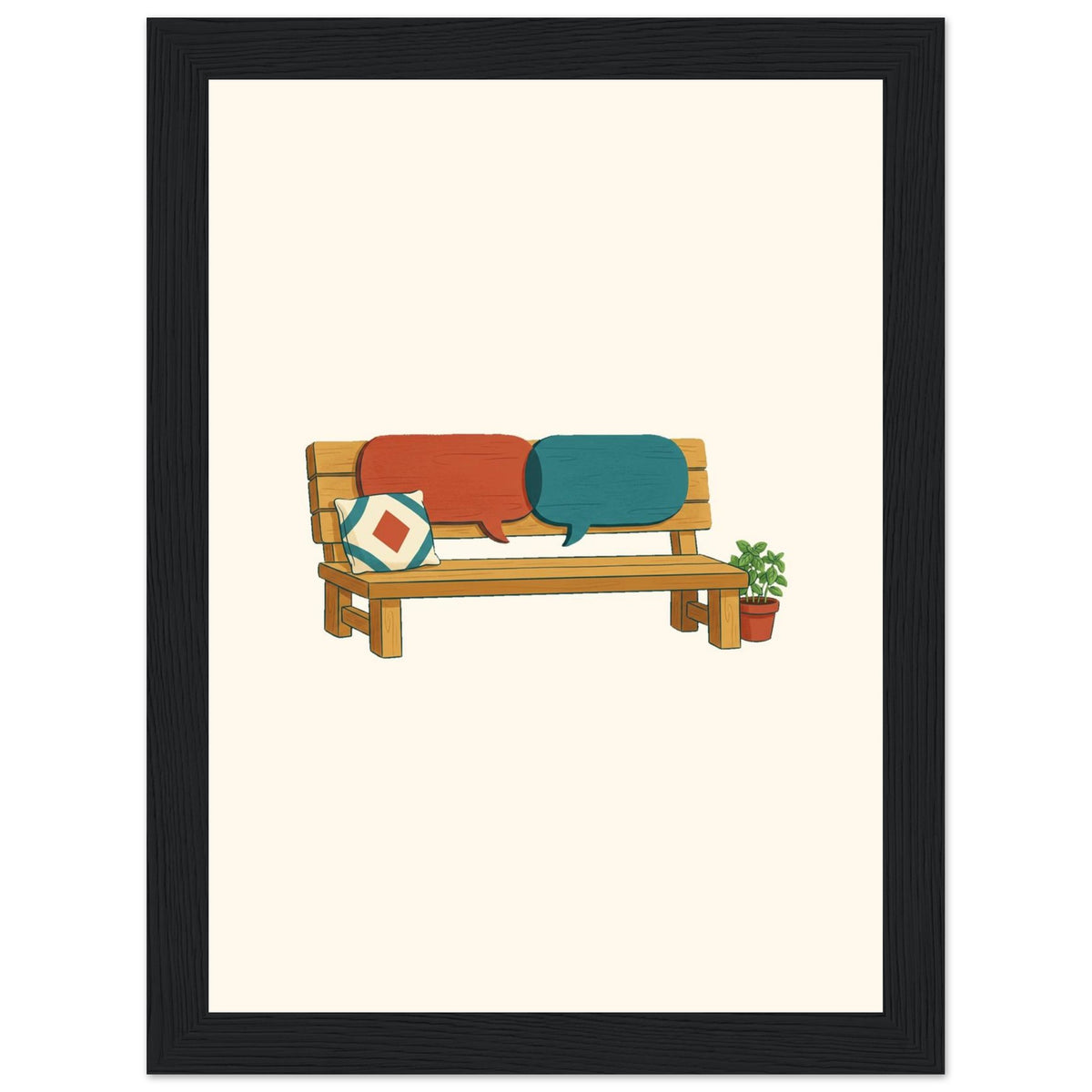 Room for One More Word Framed Portrait Poster, Roots & Talks - framed poster photo 1