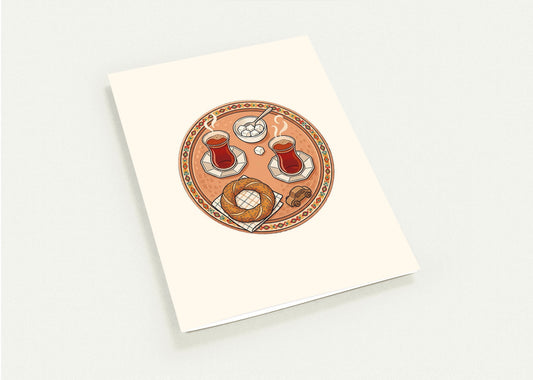 Room on Our Tray Greeting Cards, Pack of 10, Roots & Talks - greeting card photo 1