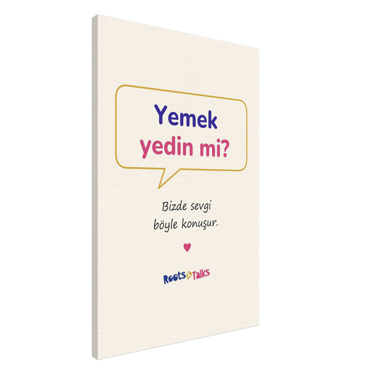 Yemek Yedin Mi? Canvas Print, Roots & Talks - canvas photo 3