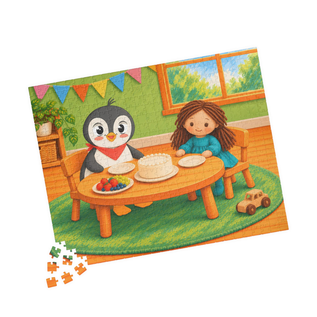 Birthday Table with Pingucan Jigsaw Puzzle, Roots & Talks - product photo 7