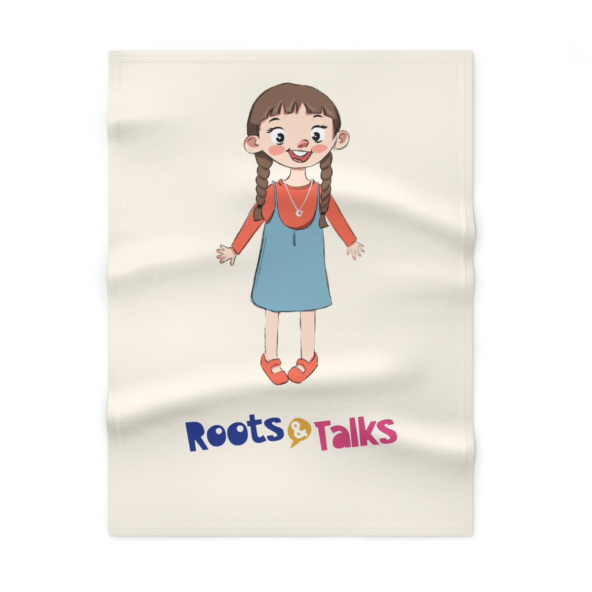Eylül Character Soft Fleece Baby Blanket, Roots & Talks - product photo 1