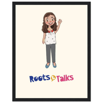 Defne Character Framed Portrait Poster, Roots & Talks - framed poster photo 3