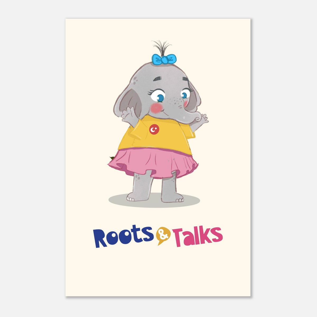 Filiz Elephant Portrait Poster, Roots & Talks - poster photo 8