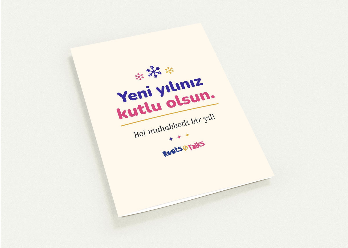 Yeni Yılınız Kutlu Olsun Greeting Cards, Pack of 10, Roots & Talks - greeting card photo 1