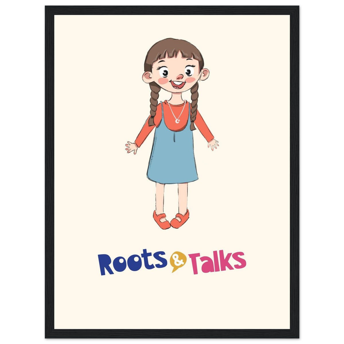 Eylül Character Framed Portrait Poster, Roots & Talks - framed poster photo 2