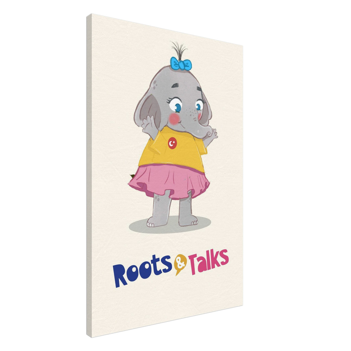 Filiz Elephant Canvas Print, Roots & Talks - canvas photo 3