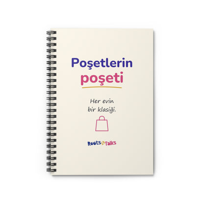 Poşetlerin Poşeti Spiral Notebook, Roots & Talks - product photo 1