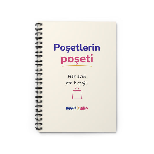 Poşetlerin Poşeti Spiral Notebook, Roots & Talks - product photo 1