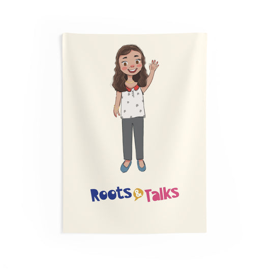 Defne Character Indoor Wall Tapestry, 26 × 36 in, Roots & Talks - product photo 1
