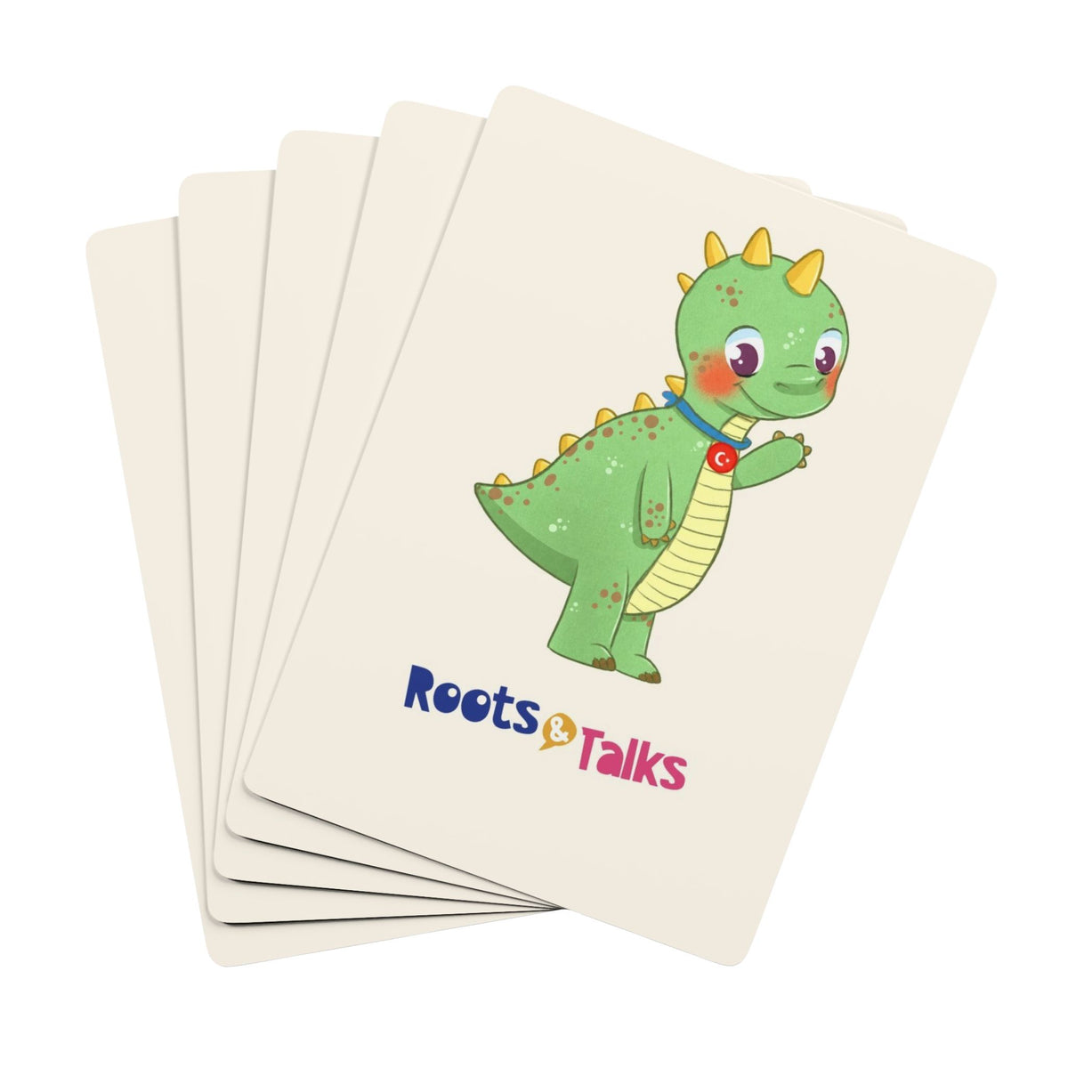 Dino Dinosaur Poker Playing Cards, Roots & Talks