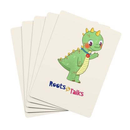 Dino Dinosaur Poker Playing Cards, Roots & Talks