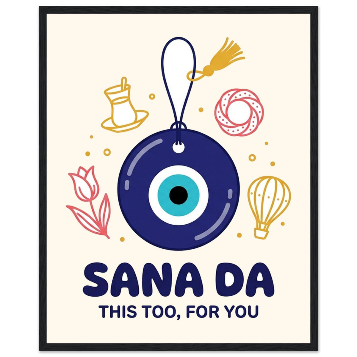 Sana Da Framed Portrait Poster, Roots & Talks - framed poster photo 4