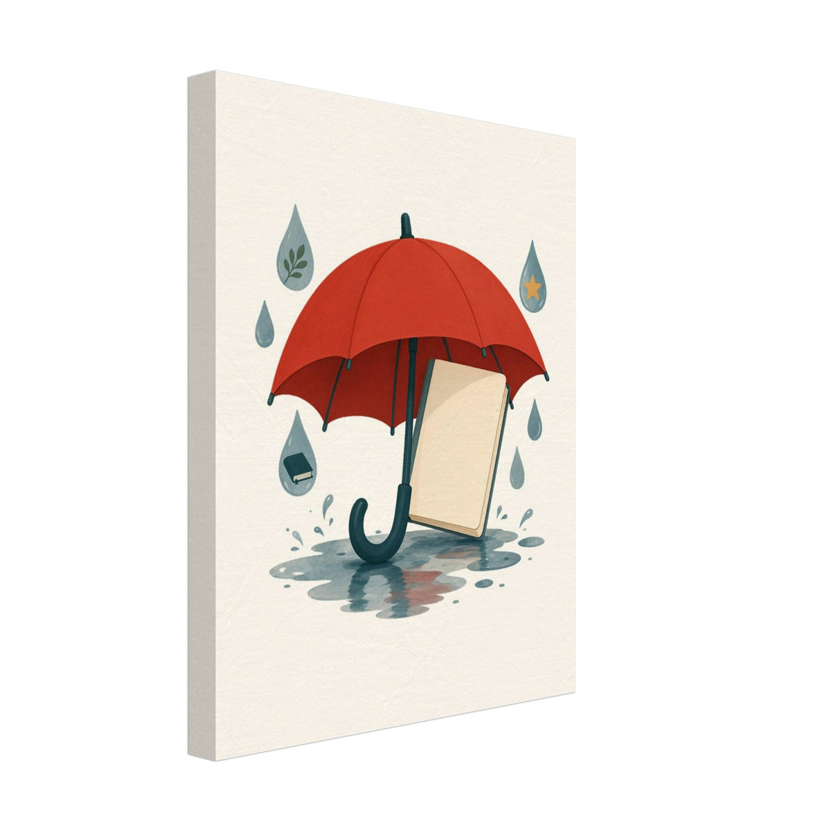 Word Umbrella Canvas Print, Roots & Talks - canvas photo 5