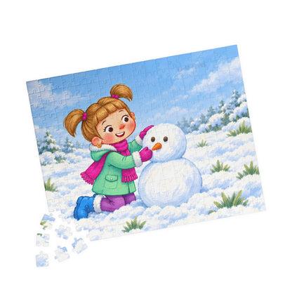 Snowman Day Jigsaw Puzzle, Roots & Talks - product photo 4