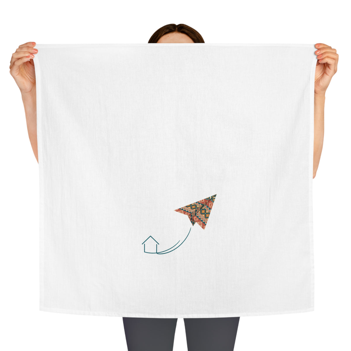 Kilim Flight Cotton Tea Towel, Roots & Talks - product photo 3