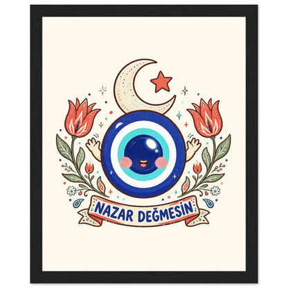 Nazar Değmesin Framed Portrait Poster, Roots & Talks - framed poster photo 6