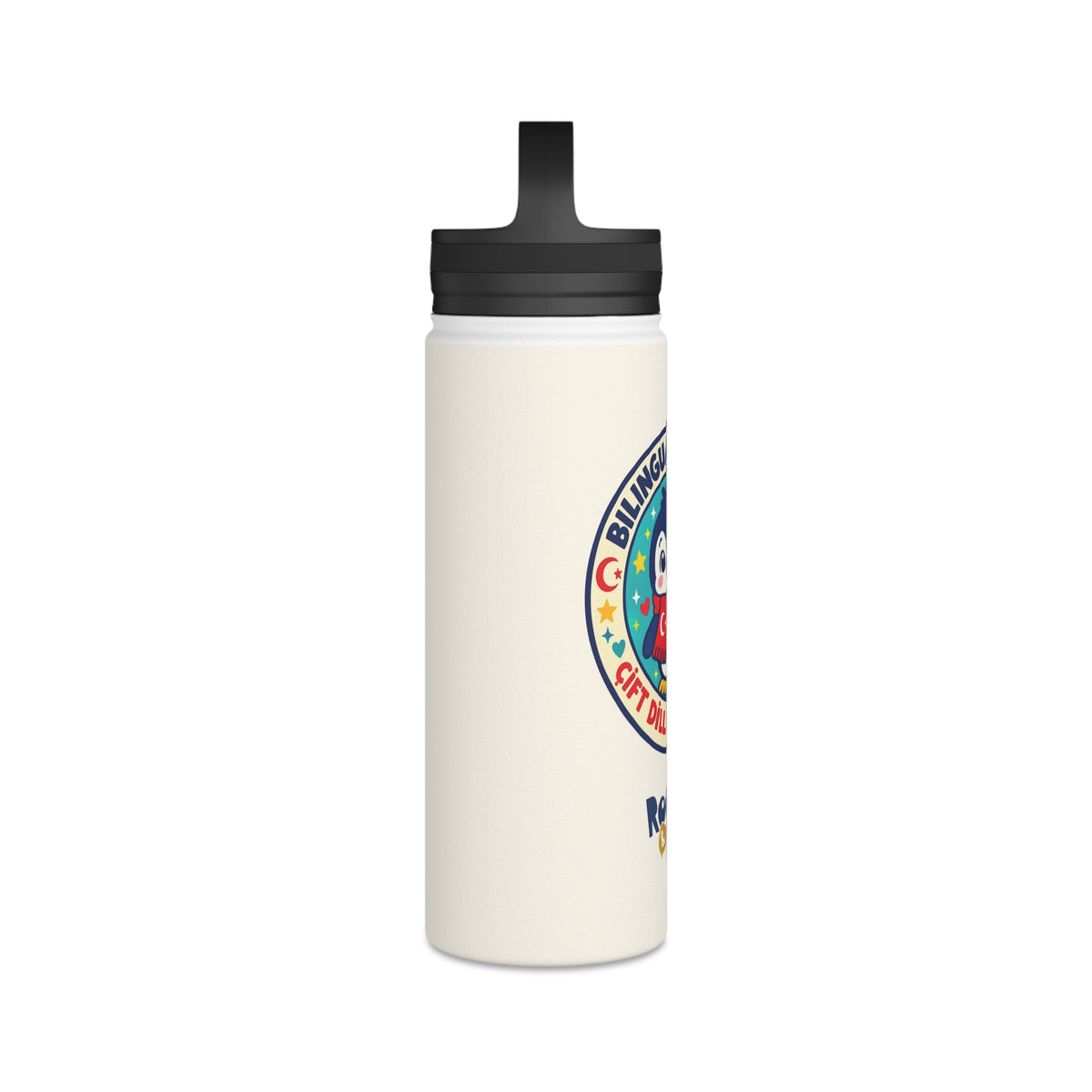 Bilingual & Proud Stainless Steel Water Bottle, 18 oz, Roots & Talks - product photo 3