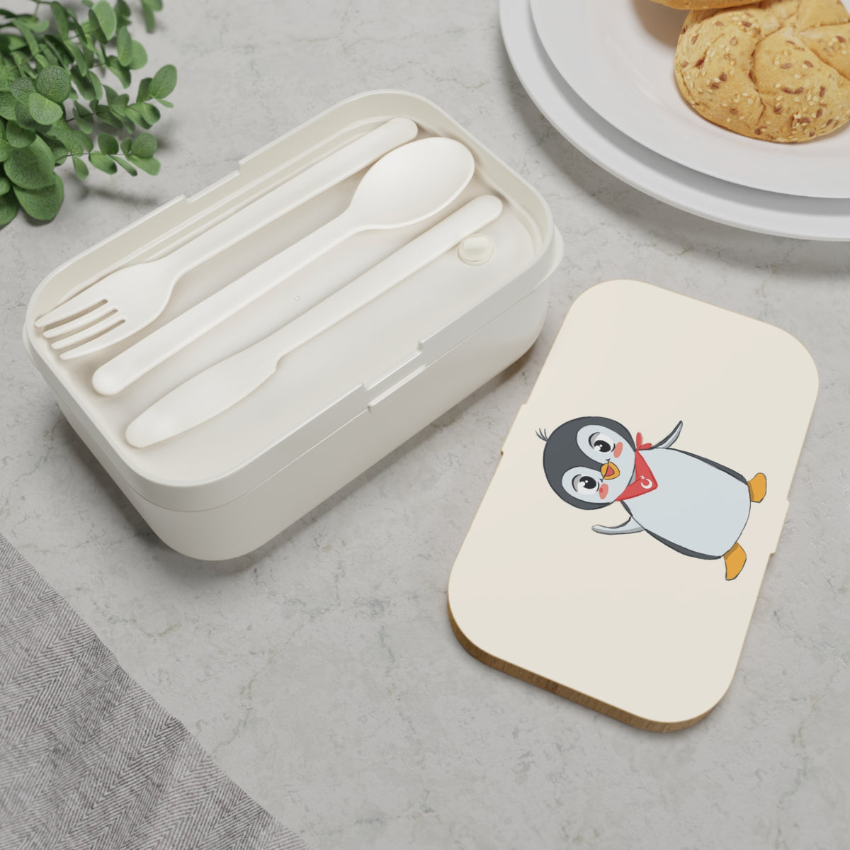 Pingucan Penguin Bento Lunch Box, Roots & Talks - product photo 4