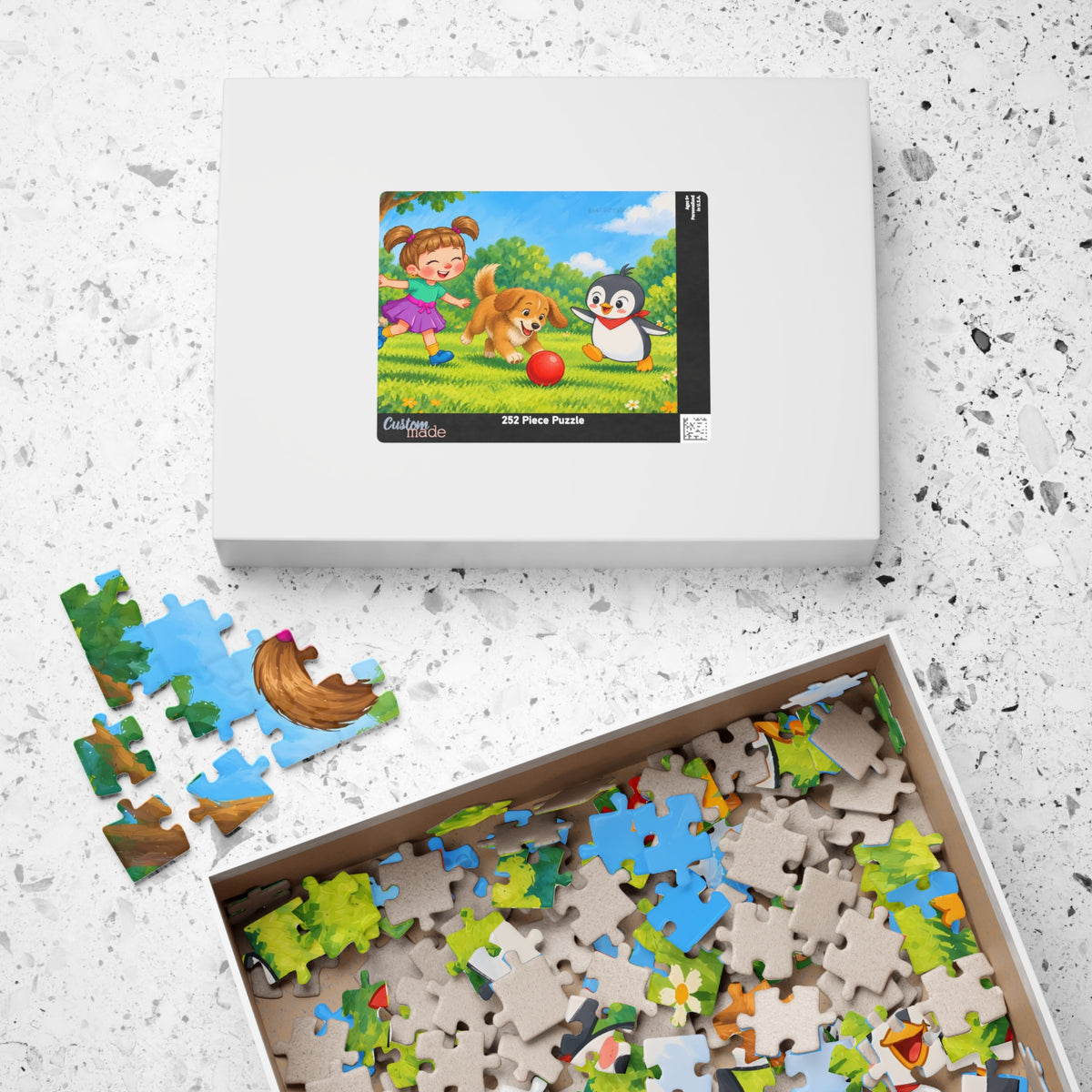 Ball Game with Pingucan Jigsaw Puzzle, Roots & Talks - product photo 5
