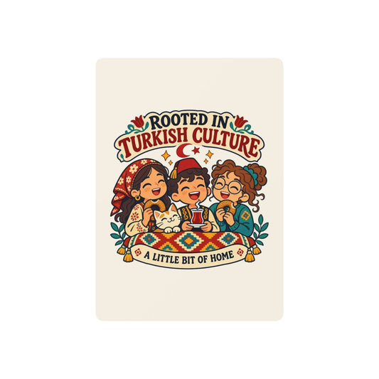 Rooted in Turkish Culture Poker Playing Cards, Roots & Talks - product photo 1