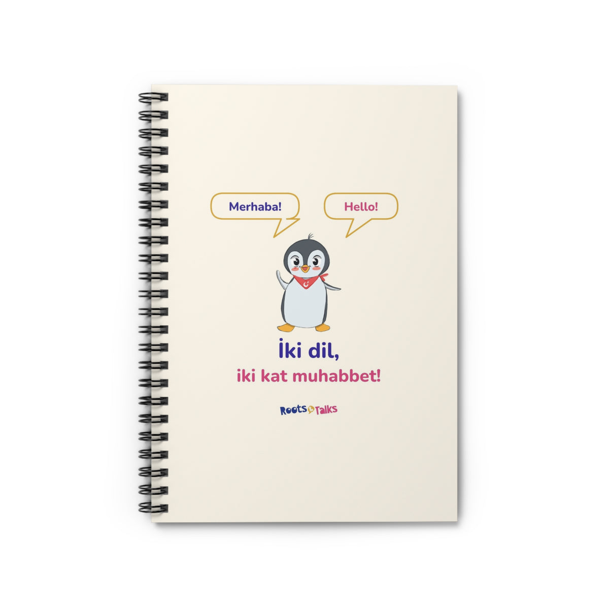İki Dil, İki Kat Muhabbet Spiral Notebook, Roots & Talks - product photo 1