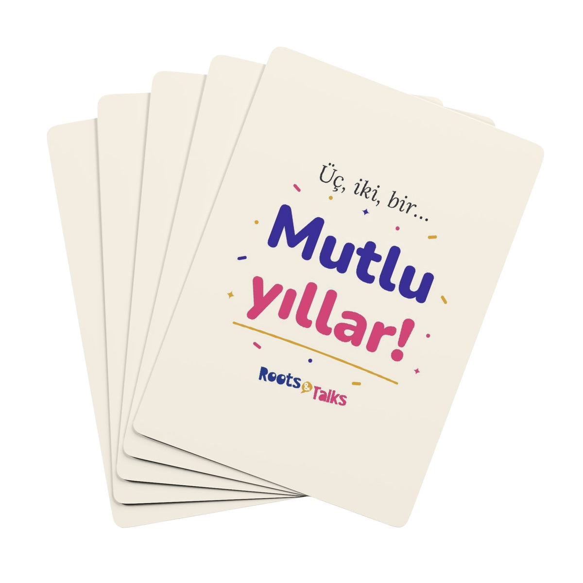 Üç, İki, Bir, Mutlu Yıllar Poker Playing Cards, Roots & Talks - product photo 3