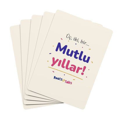 Üç, İki, Bir, Mutlu Yıllar Poker Playing Cards, Roots & Talks - product photo 3