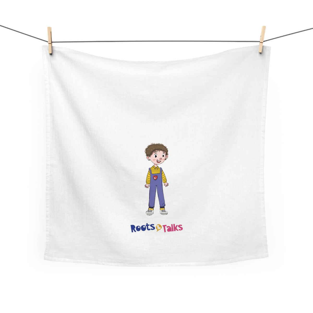 Ahmet Character Cotton Tea Towel, Roots & Talks - product photo 2