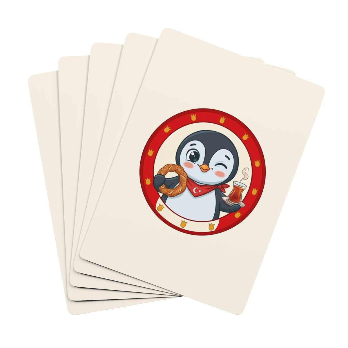 Simit and Tea Badge Poker Playing Cards, Roots & Talks - product photo 3