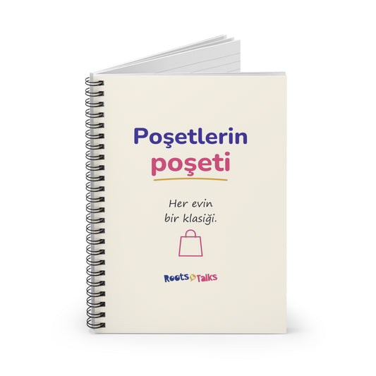 Poşetlerin Poşeti Spiral Notebook, Roots & Talks - product photo 2