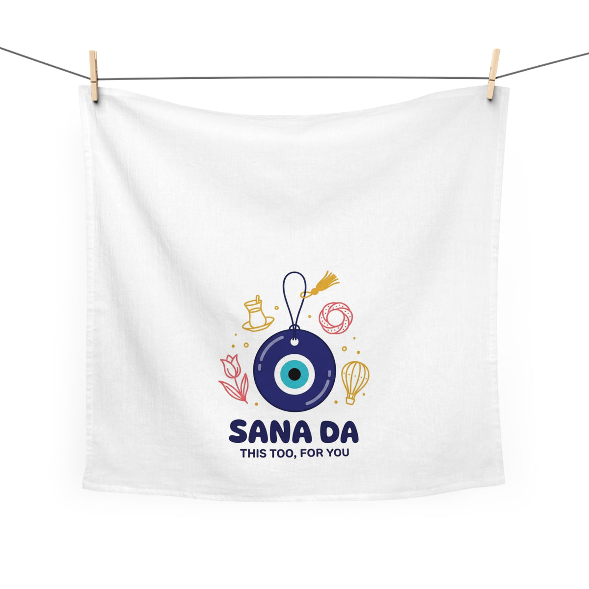 Sana Da Cotton Tea Towel, Roots & Talks - product photo 2