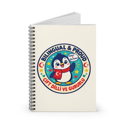 Bilingual & Proud Spiral Notebook, Roots & Talks - product photo 2