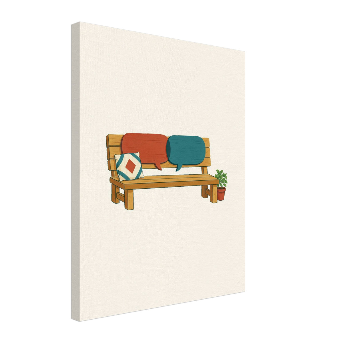 Room for One More Word Canvas Print, Roots & Talks - canvas photo 4