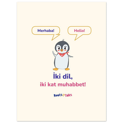 İki Dil, İki Kat Muhabbet Portrait Poster, Roots & Talks - poster photo 4