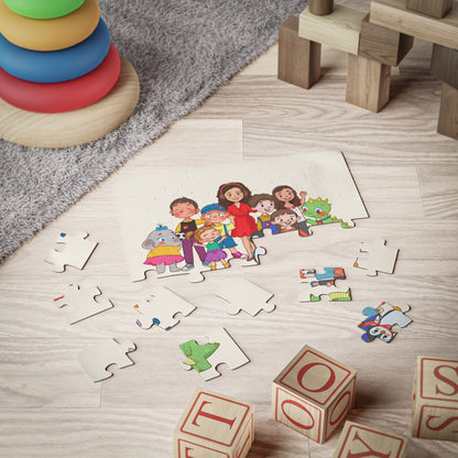 All the Characters Together Kids' Puzzle, 30 Pieces, Roots & Talks - product photo 2