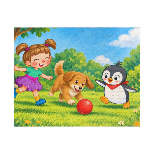 Ball Game with Pingucan Jigsaw Puzzle, Roots & Talks - product photo 1