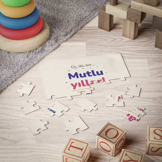 Üç, İki, Bir, Mutlu Yıllar Kids' Puzzle, 30 Pieces, Roots & Talks - product photo 2