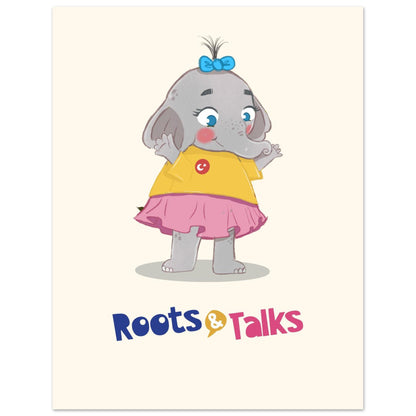 Filiz Elephant Portrait Poster, Roots & Talks - poster photo 5