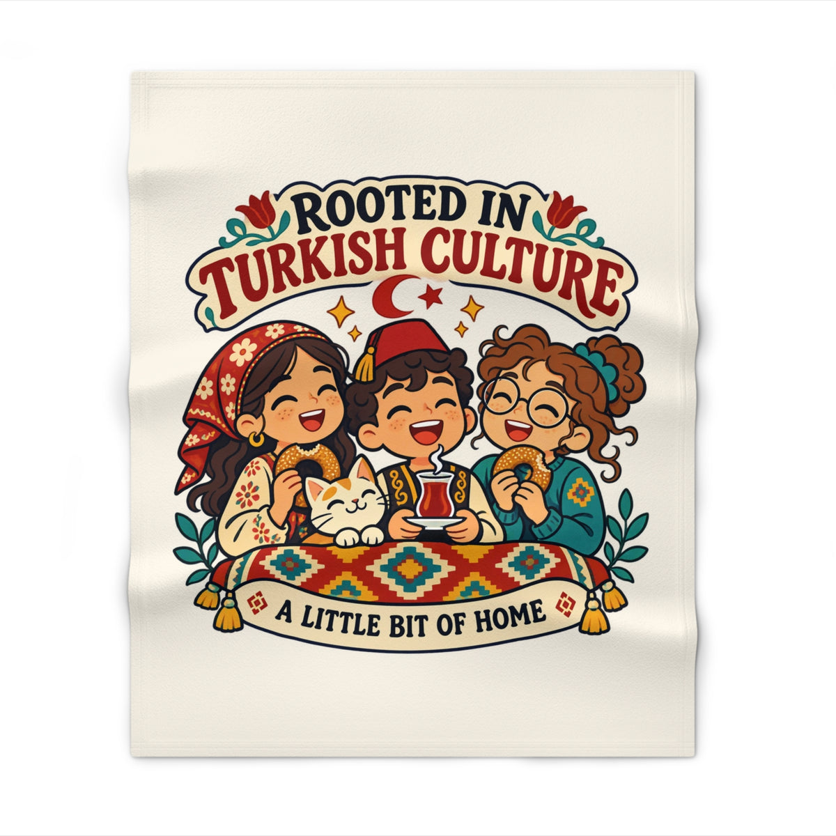 Rooted in Turkish Culture Throw Blanket, Roots & Talks - product photo 1