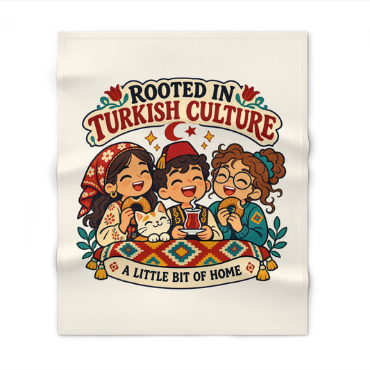 Rooted in Turkish Culture Throw Blanket, Roots & Talks - product photo 1